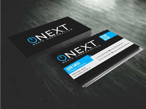 Business Card Design by AwsomeD for ONEXT Media Corporation | Design: #4008847