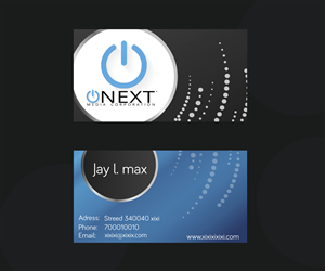 Business Card Design by typocreative for ONEXT Media Corporation | Design #4005520