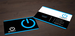 Business Card Design by Pointless Pixels India for ONEXT Media Corporation | Design #4006352