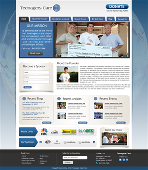 Teenagers Care | Web-Design von Sbss