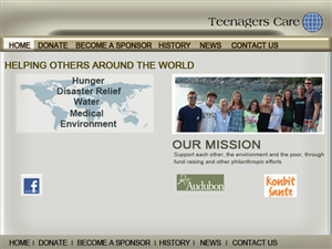 Teenagers Care | Web-Design von Logocraft