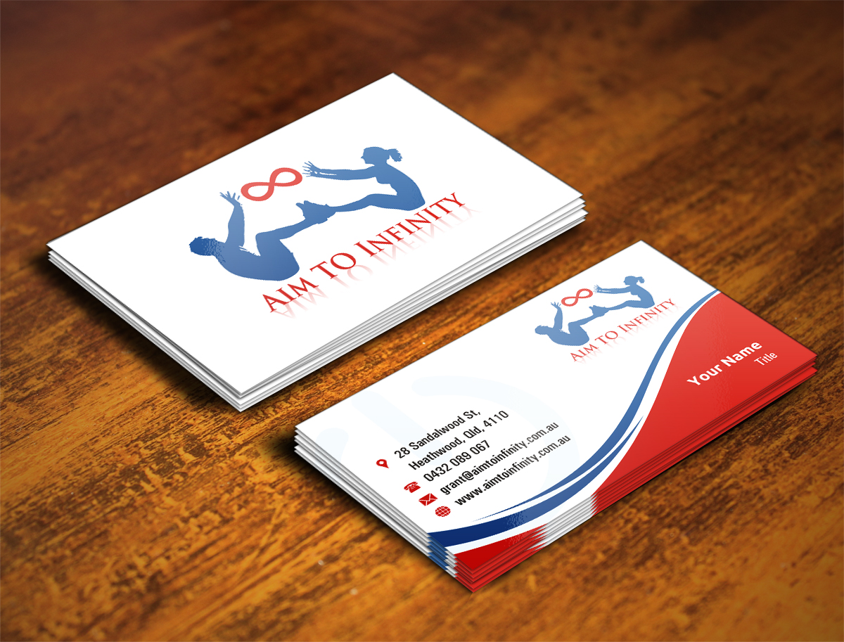 Visitenkarten-Design von INDIAN_Ashok für Aim TO Infinity | Design #4007714