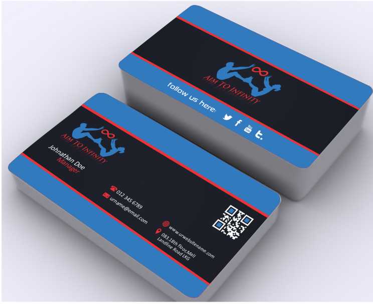 Business Card Design by AwsomeD for Aim TO Infinity | Design #4008495