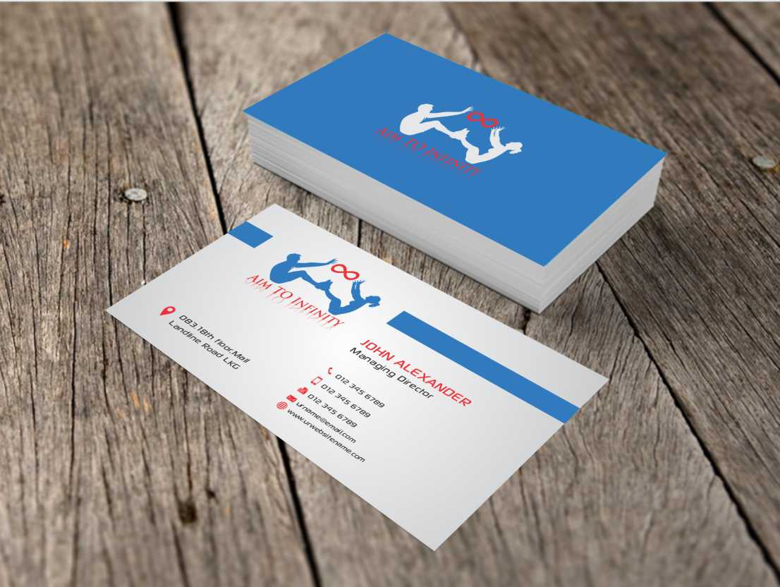 Business Card Design by AwsomeD for Aim TO Infinity | Design #4008496