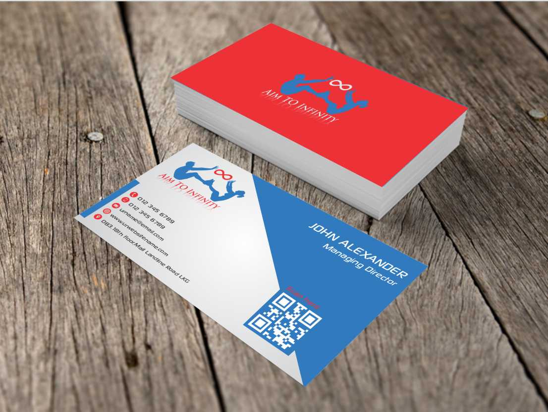 Business Card Design by AwsomeD for Aim TO Infinity | Design #4008498