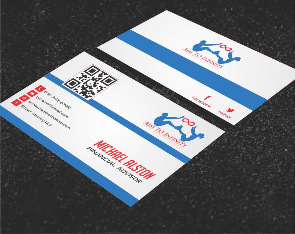 Visitenkarten-Design von AwsomeD für Aim TO Infinity | Design #4008502