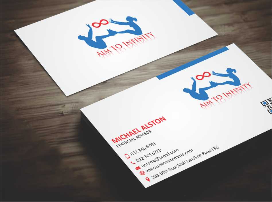 Business Card Design by AwsomeD for Aim TO Infinity | Design #4008503