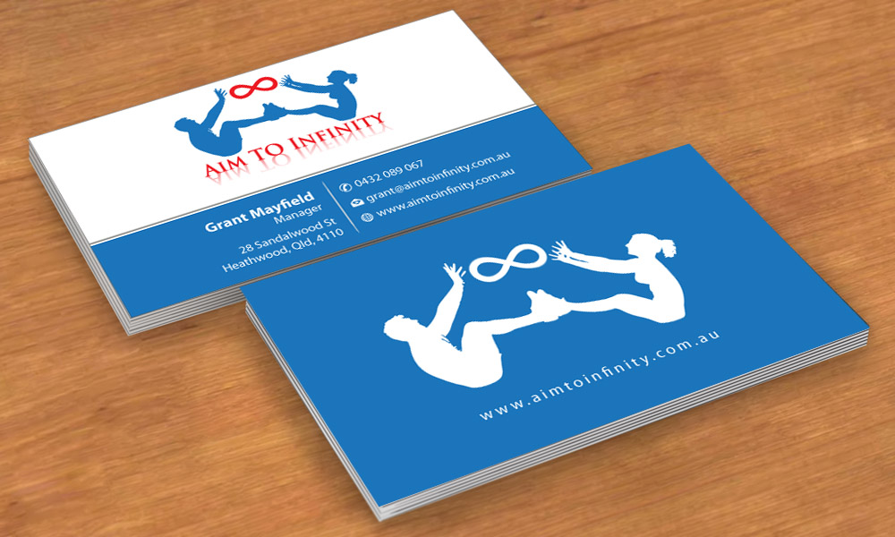 Business Card Design by Sbss for Aim TO Infinity | Design #4009753