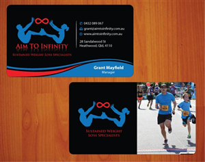 Business Card Design by Sbss for Aim TO Infinity | Design: #4038889