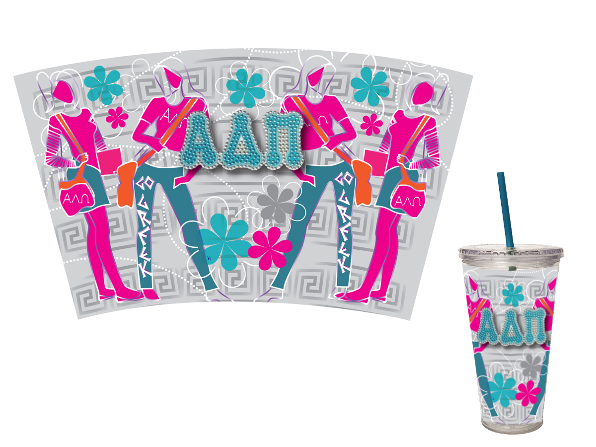 Graphic Design by Soula Vetter for Clarissa Tumblers | Design #4023168