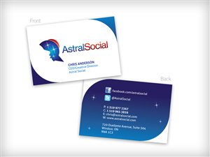 Business Card Design by ABGraphicDesign for Astral Ventures Inc. | Design #1101927