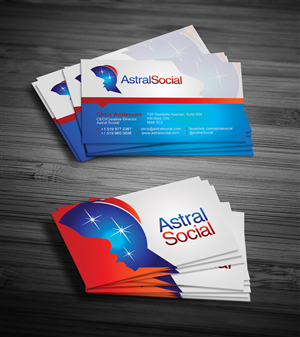 Business Card Design by diRtY.EMM for Astral Ventures Inc. | Design: #1096457