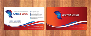 Astral Social ~ Business Card Design Project | Diseño de Tarjeta de Presentación por Sbss