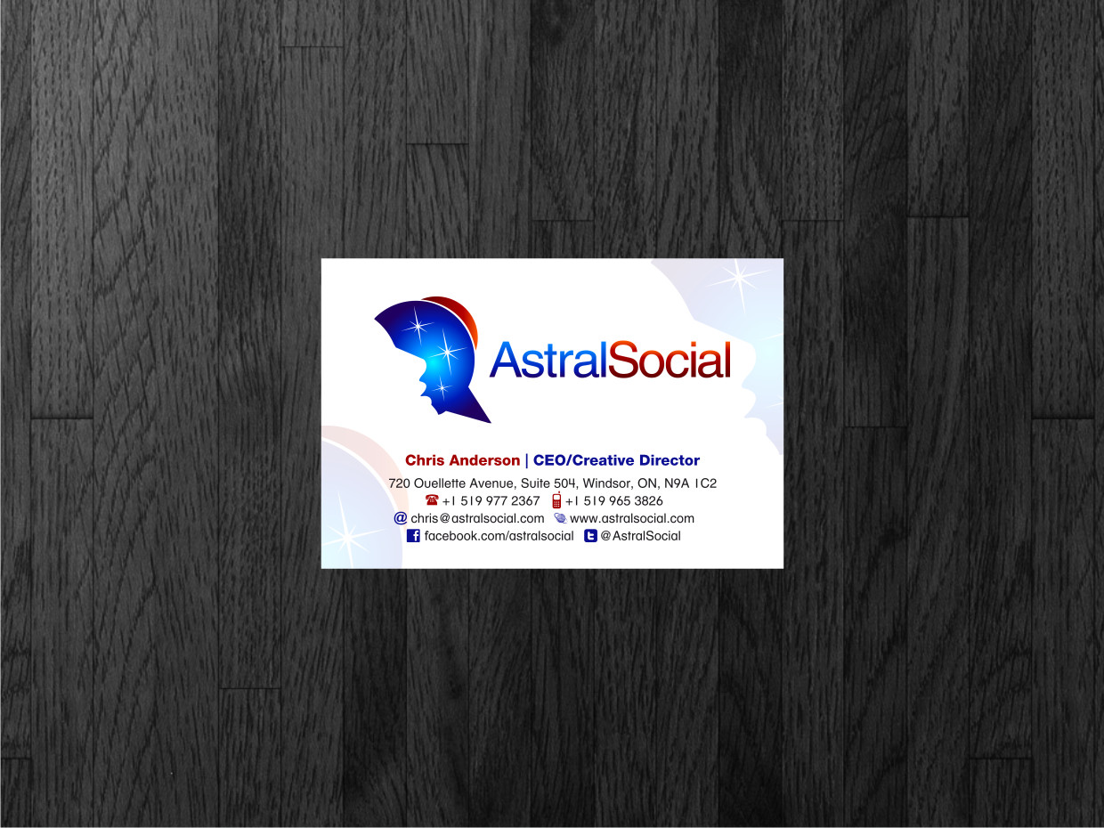 Business Card Design by Atvento Graphics for Astral Ventures Inc. | Design #1102595