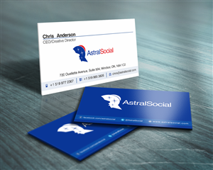 Astral Social ~ Business Card Design Project | Business Card Design by HYPdesign