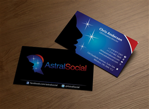 Astral Social ~ Business Card Design Project | Business Card Design by MPStudio