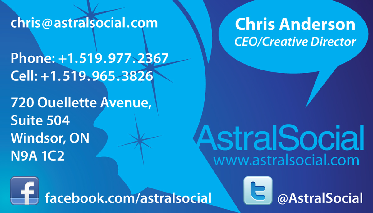 Business Card Design by redmachineg for Astral Ventures Inc. | Design #1094098