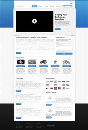 Web Design by WirePaper for this project | Design: #1112622