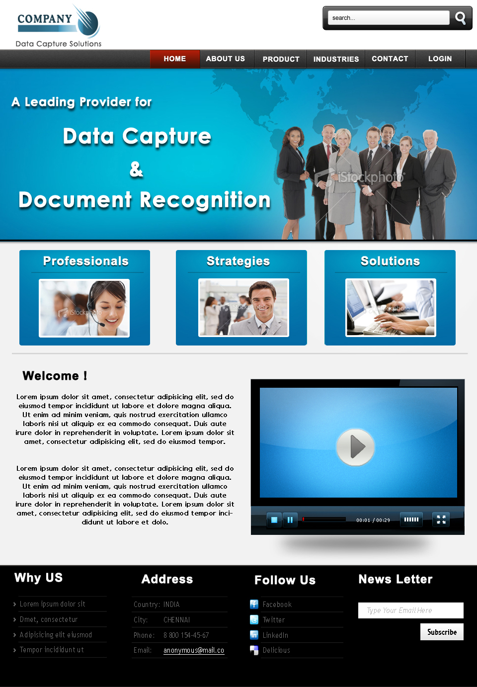 Web Design by antony for this project | Design #1121155