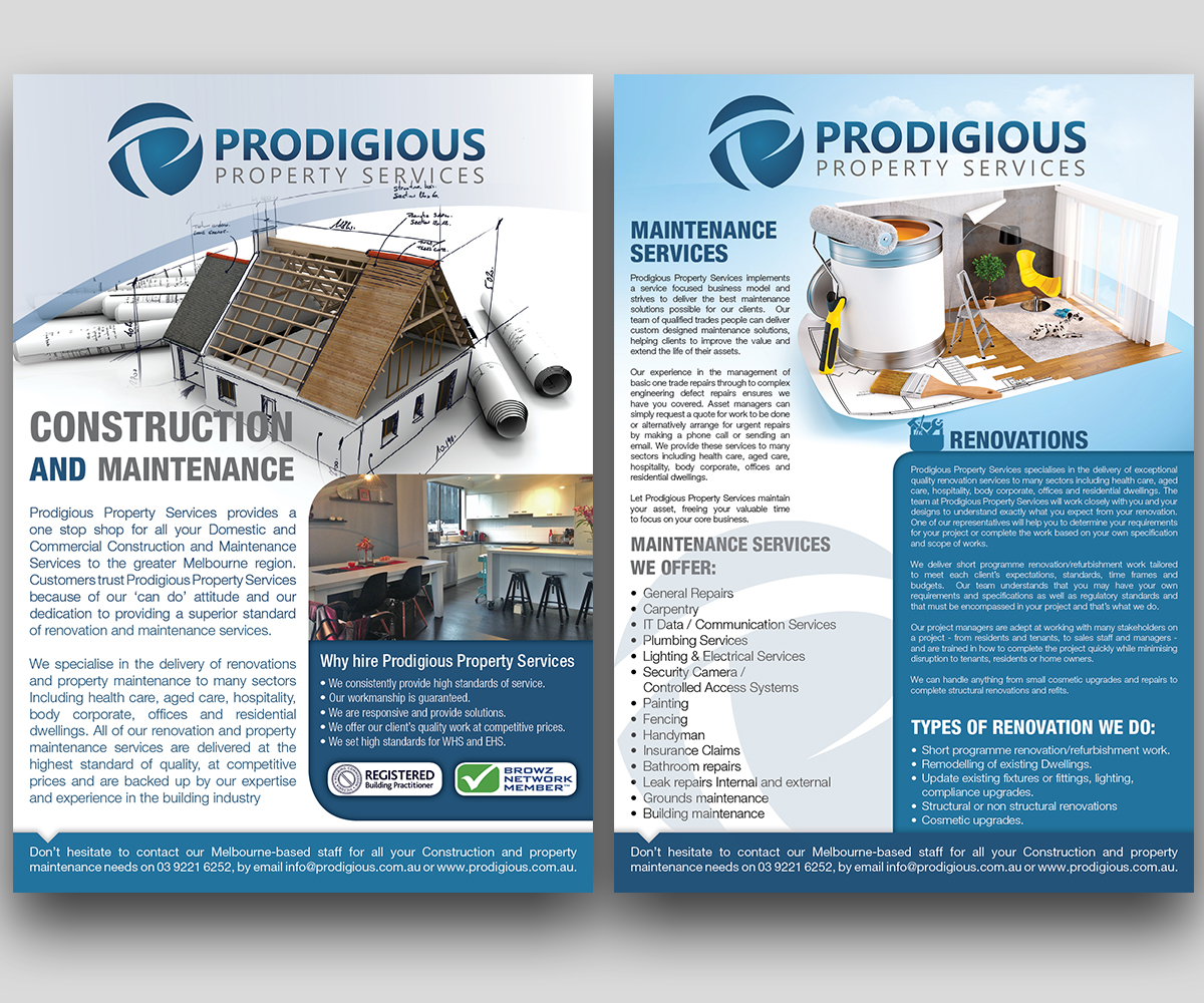 Brochure Design by noworries. for this project | Design #4035615