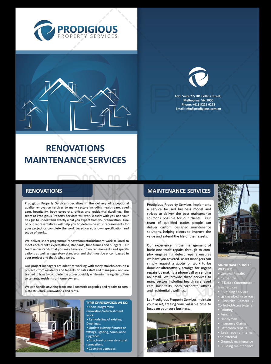 Brochure Design by Pinky  for this project | Design #4080605
