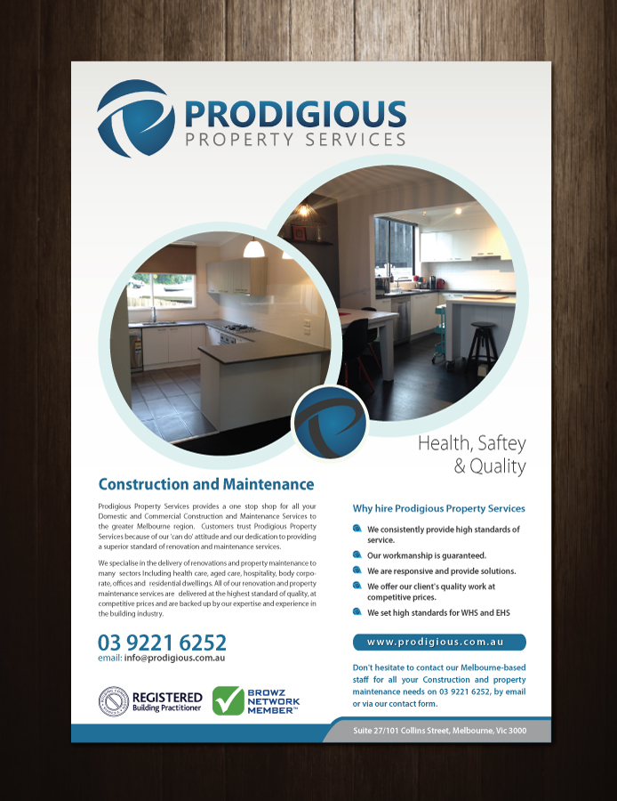 Brochure Design by meet007 for this project | Design #4028814