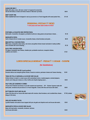 Menu Design by Showstarmedia for Clayton Brewing Co | Design: #1106001