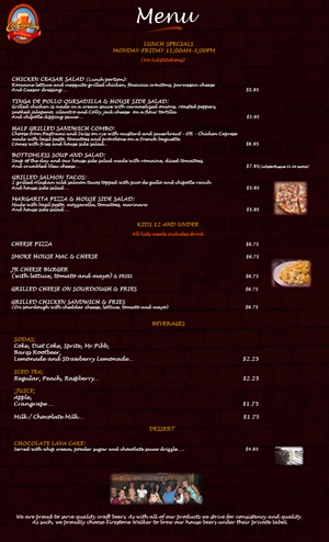 Menu Design by Showstarmedia for Clayton Brewing Co | Design: #1111705