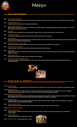 Menu Design by Showstarmedia for Clayton Brewing Co | Design: #1114040