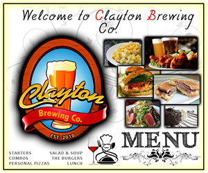 Design de Menu par hasaruwan2010 pour Clayton Brewing Co | Design #1117031