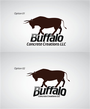 Buffalo Concrete Creations LLC | Logo Design by Ushan sampath
