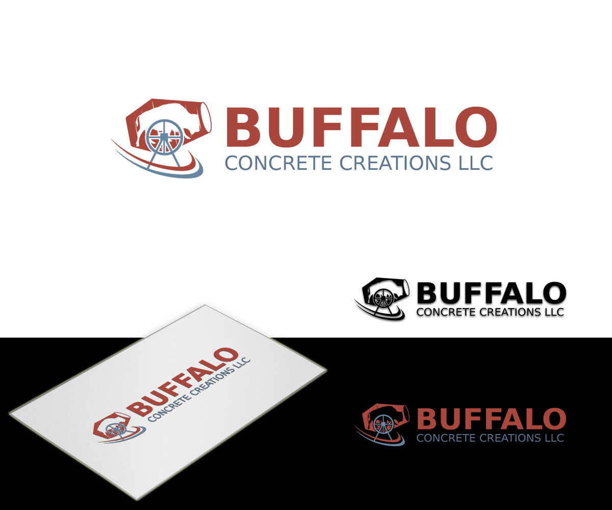 Logo Design by Pixi Dust for Buffalo Concrete Creations LLC | Design #4011339