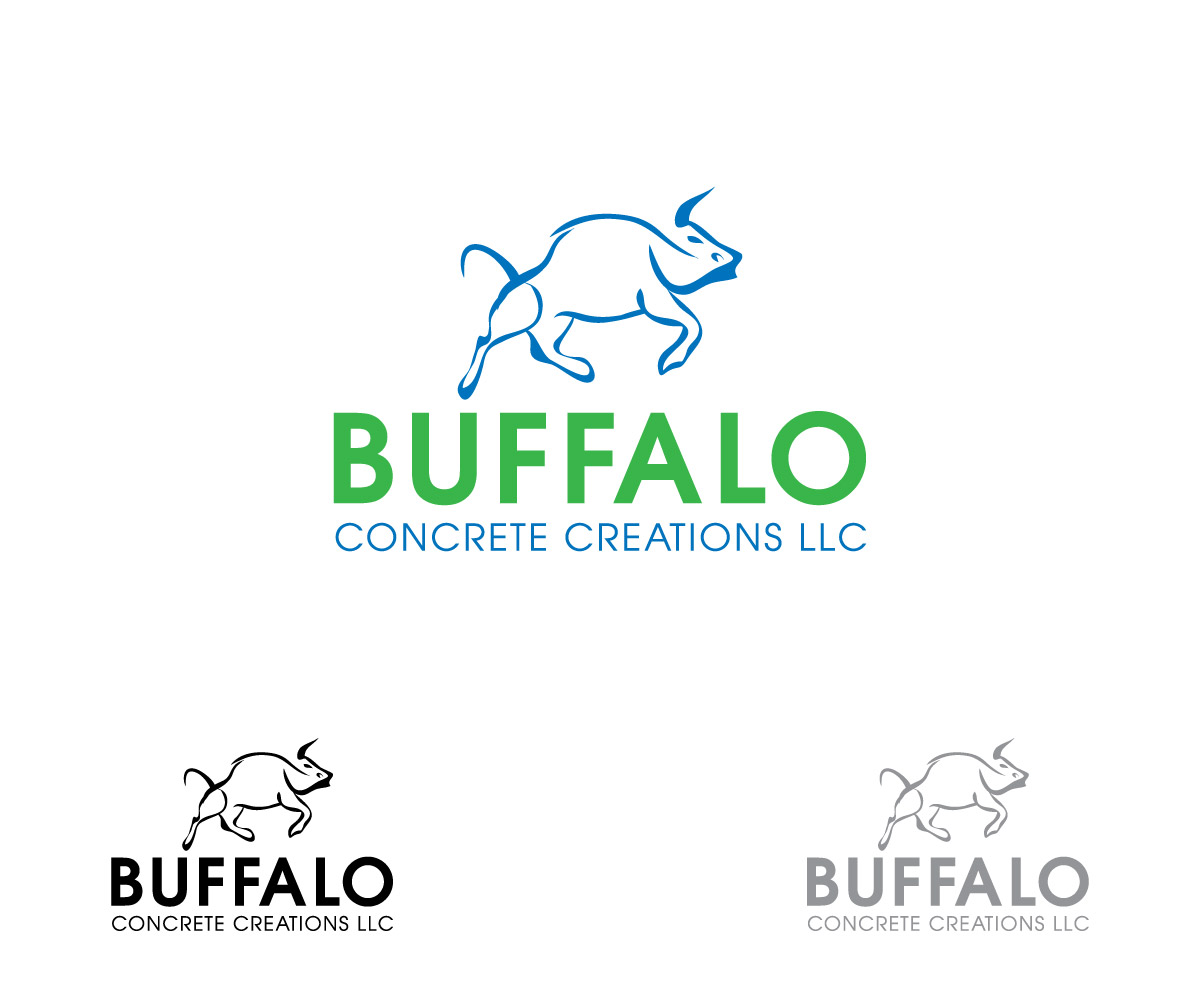 Logo Design by niko for Buffalo Concrete Creations LLC | Design #4013986