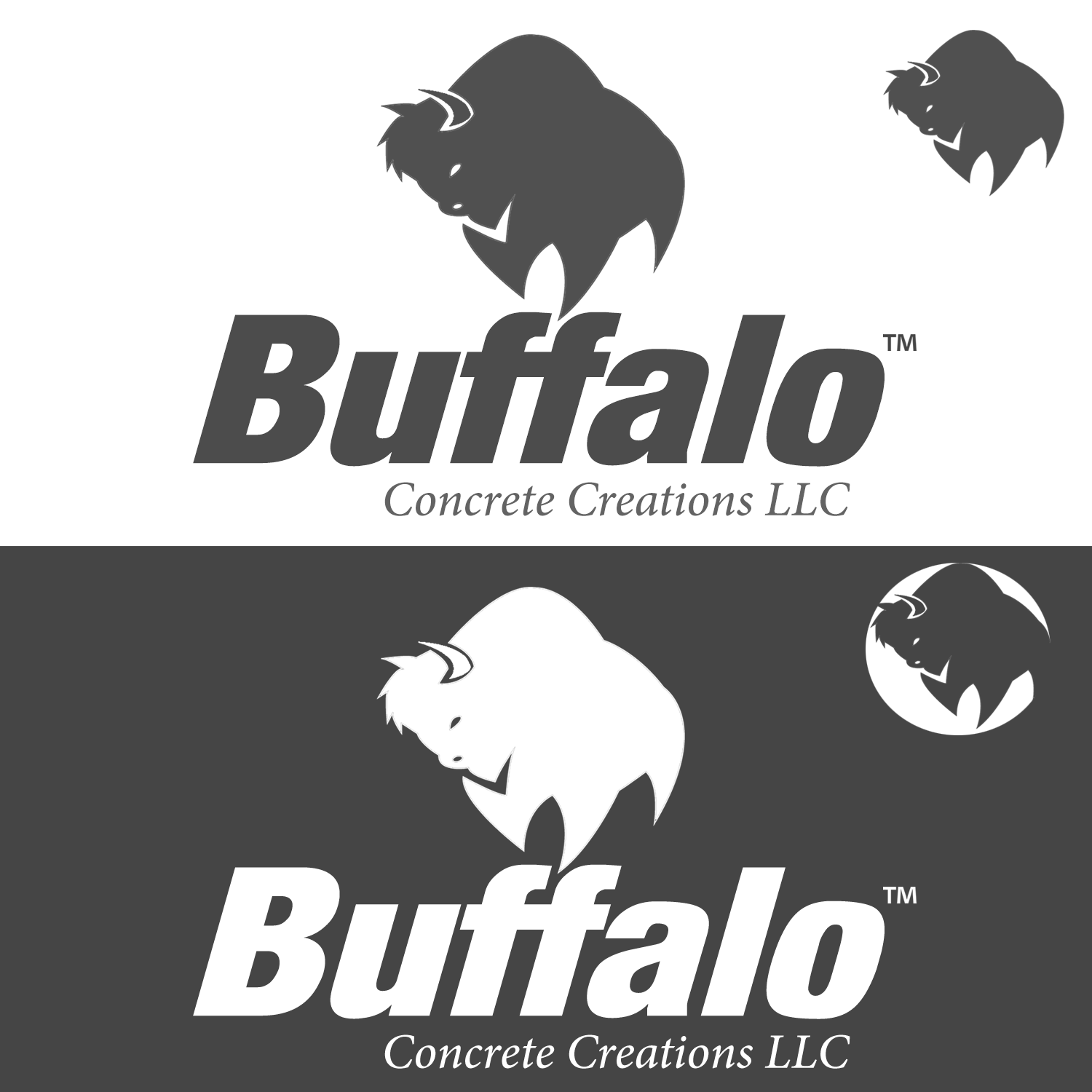 Logo Design by DreamsNStyle for Buffalo Concrete Creations LLC | Design #4029487