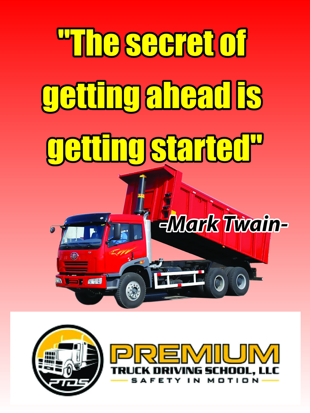 Design de Poster par anishantha5050 pour Premium Truck Driving School | Design #4023683