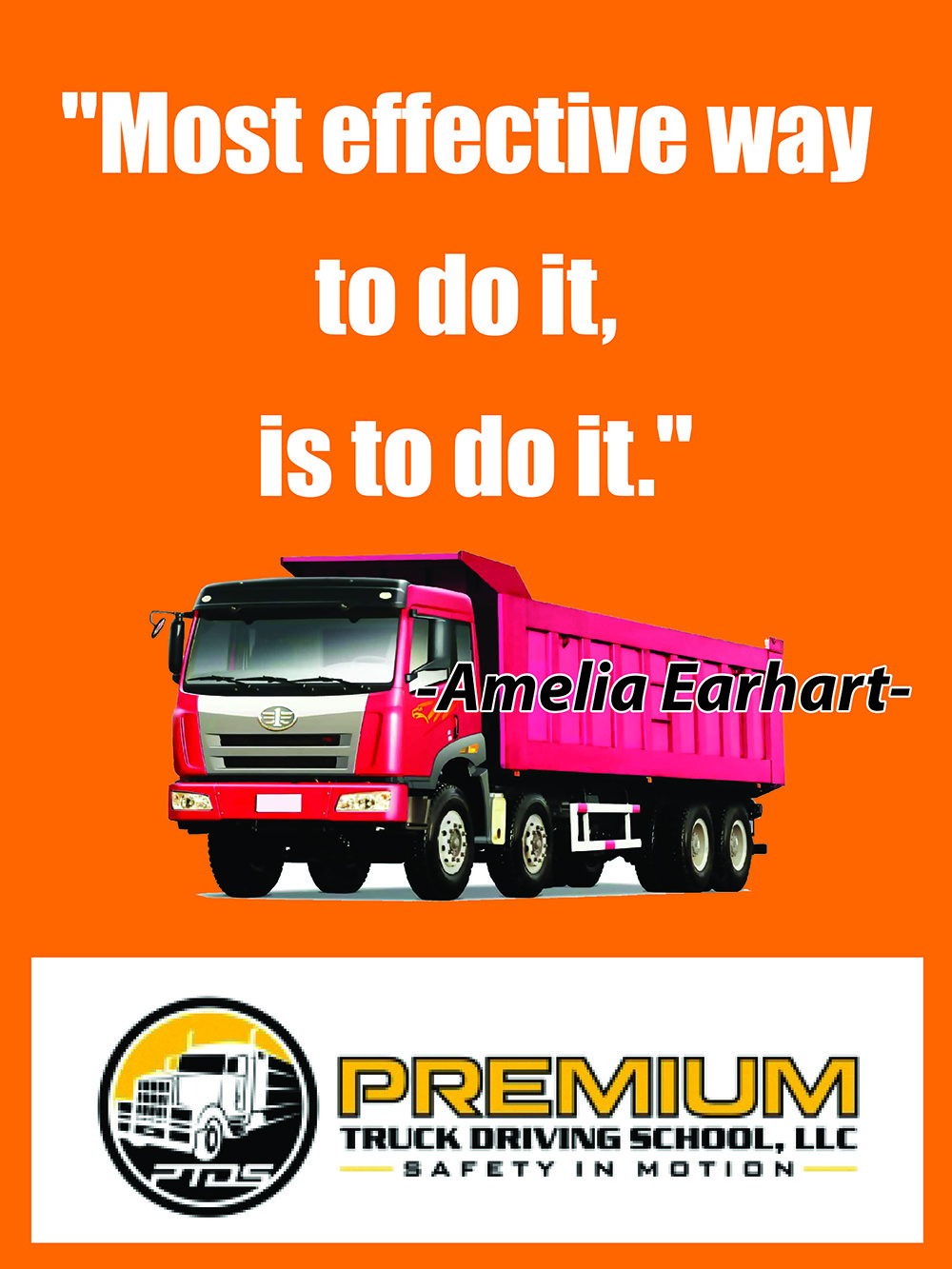 Poster Design by anishantha5050 for Premium Truck Driving School | Design #4023690