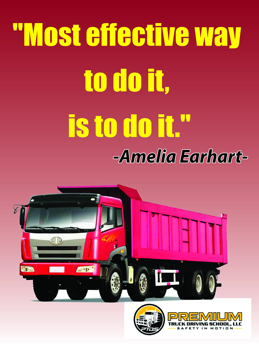 Poster Design by anishantha5050 for Premium Truck Driving School | Design #4030214