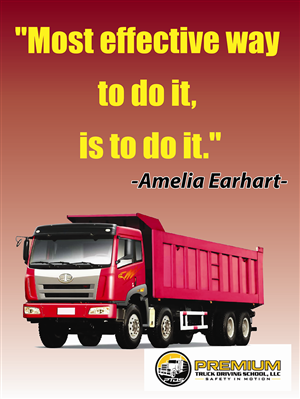 Poster Design by anishantha5050 for Premium Truck Driving School | Design: #4030214