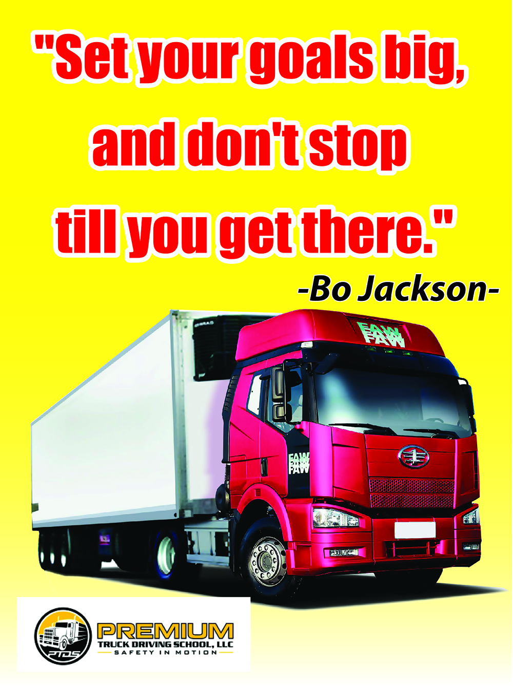 Poster Design by anishantha5050 for Premium Truck Driving School | Design #4030217