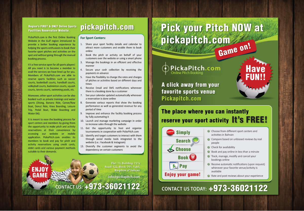 Flyer Design by meet007 for PickaPitch | Design #4028456