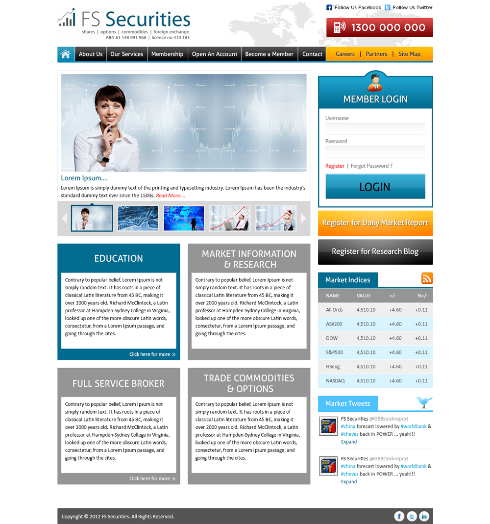 Web Design by Mayank Patel for this project | Design #1116323