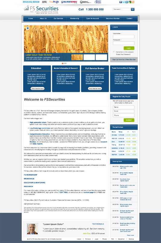 Web Design by DesignXyz for this project | Design #1109906