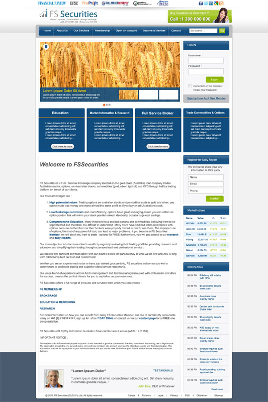 Web Design by DesignXyz for this project | Design #1109912