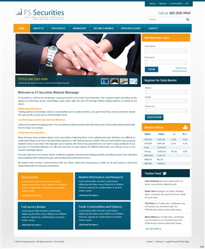 Web Design by pb for this project | Design: #1106111