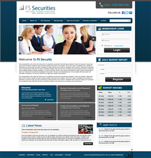 Diseño Web por TechWise para este proyecto | Diseño #1106051