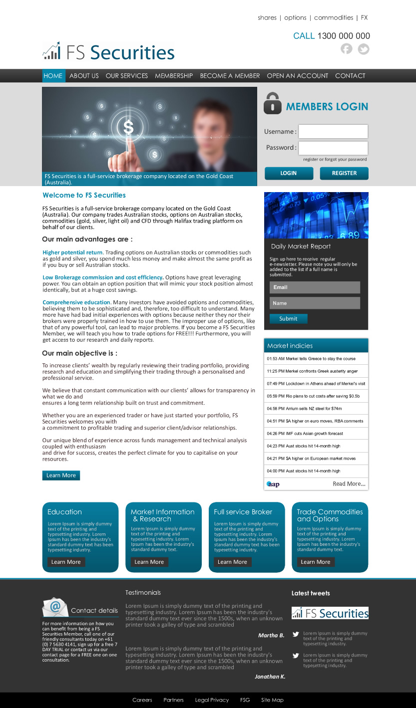 Web Design by VangelTzo for this project | Design #1108990