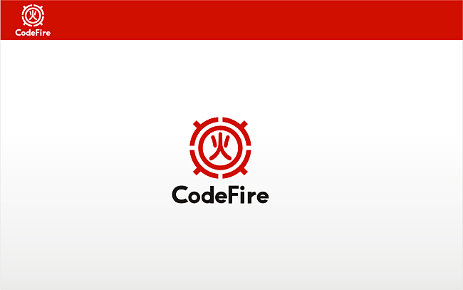 Logo Design by Faxian Hu for Codefire | Design #151701