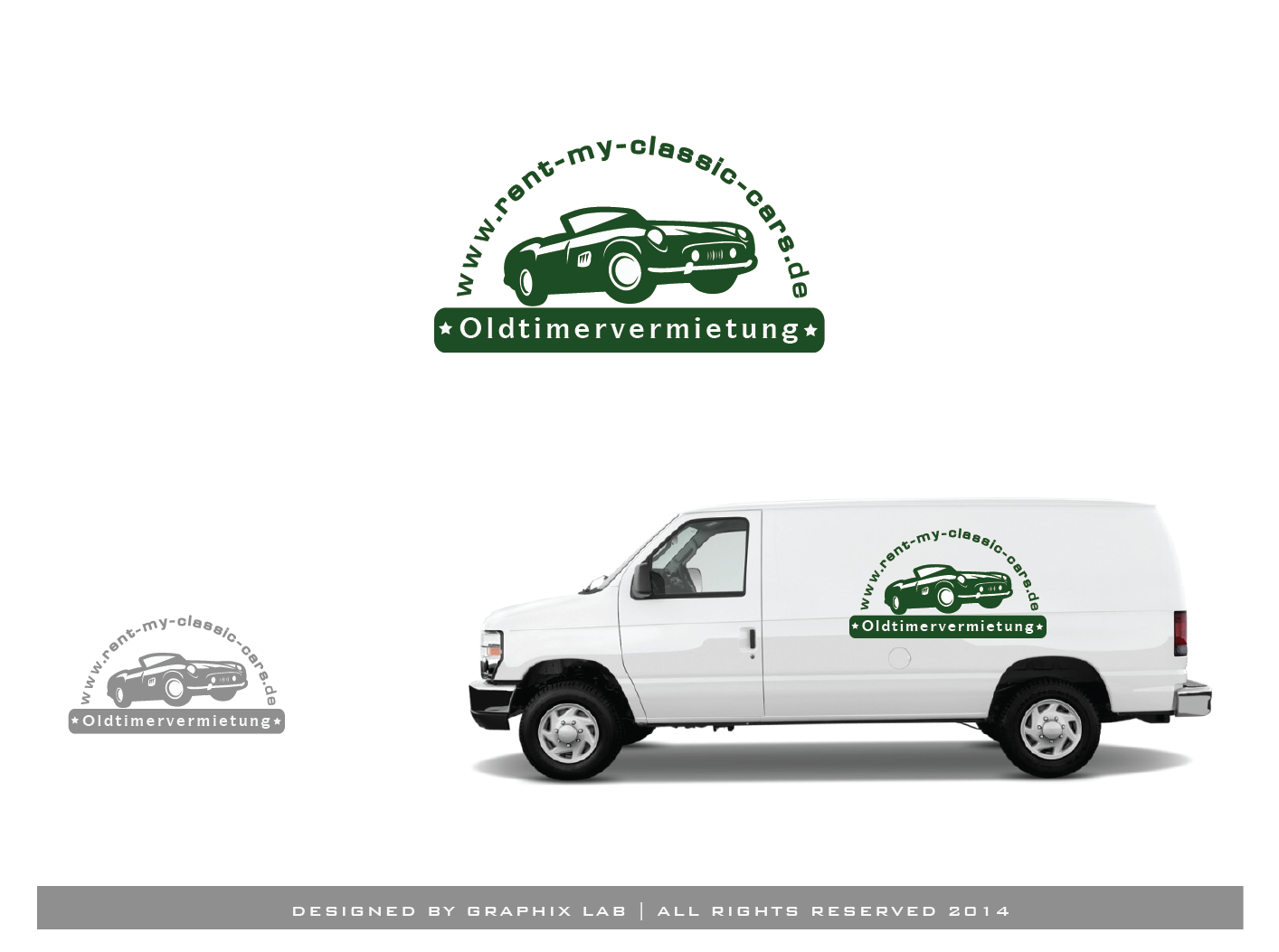 Logo-Design von Graphix Lab für Oldtimervermietung - www.rent-my-classic-car.de | Design #5138254