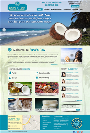 Organic Food Producer needs Brochure Design | Brochure Design by Sbss