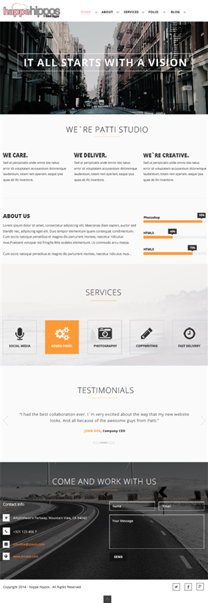 Wordpress Design by Roy